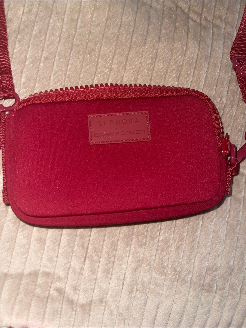 Sephora Red Crossbody Pouch by Dagne Dover